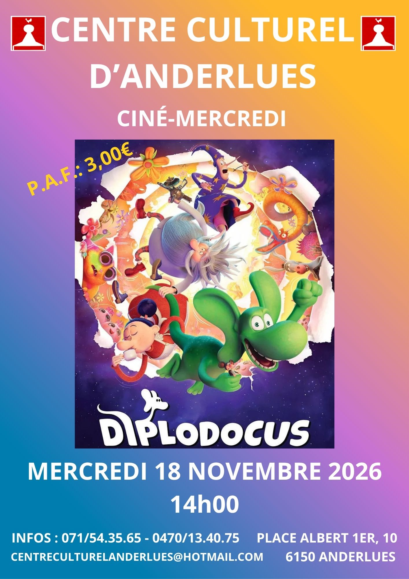 Diplodocus affiche
