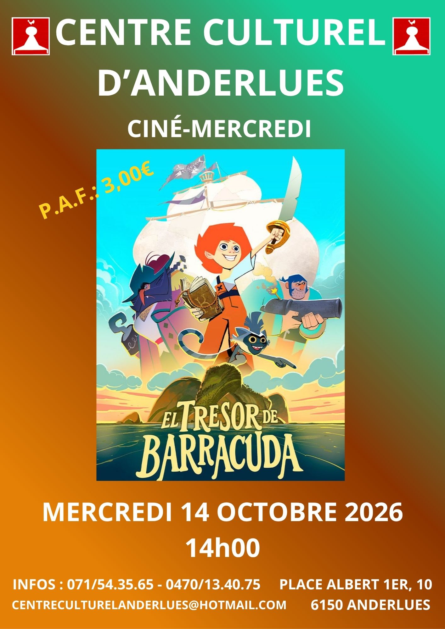 Le tresor de barracuda affiche